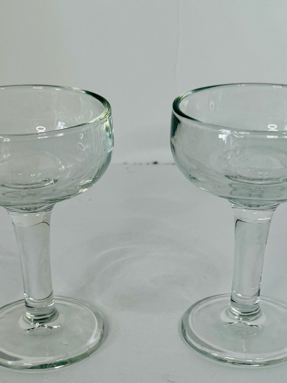 Source Unknown Clear Coupe Cocktail Glasses - Pair